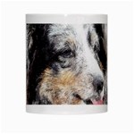 Dog Shetland Pet Art Abstract White Mugs Center