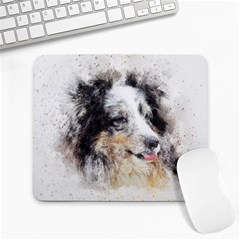 Dog Shetland Pet Art Abstract Large Mousepads by Celenk