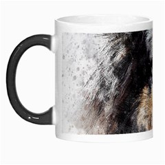 Dog Shetland Pet Art Abstract Morph Mugs by Celenk