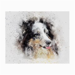 Dog Shetland Pet Art Abstract Small Glasses Cloth (2-side) by Celenk