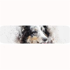 Dog Shetland Pet Art Abstract Large Bar Mats by Celenk