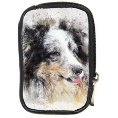 Dog Shetland Pet Art Abstract Compact Camera Cases by Celenk