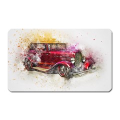 Car Old Car Art Abstract Magnet (rectangular) by Celenk