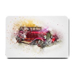 Car Old Car Art Abstract Small Doormat  by Celenk