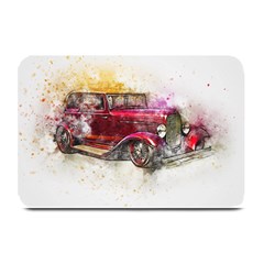 Car Old Car Art Abstract Plate Mats by Celenk