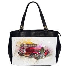 Car Old Car Art Abstract Office Handbags (2 Sides)  by Celenk