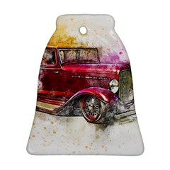 Car Old Car Art Abstract Ornament (bell) by Celenk