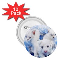 Dog Cats Pet Art Abstract 1 75  Buttons (10 Pack) by Celenk