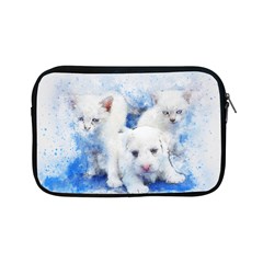 Dog Cats Pet Art Abstract Apple Ipad Mini Zipper Cases by Celenk