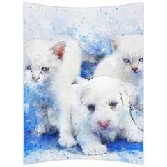 Dog Cats Pet Art Abstract Back Support Cushion