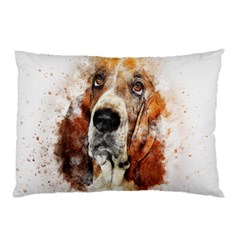 Dog Basset Pet Art Abstract Pillow Case