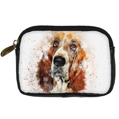 Dog Basset Pet Art Abstract Digital Camera Cases by Celenk