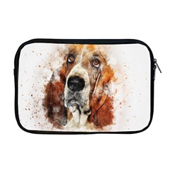 Dog Basset Pet Art Abstract Apple Macbook Pro 17  Zipper Case by Celenk