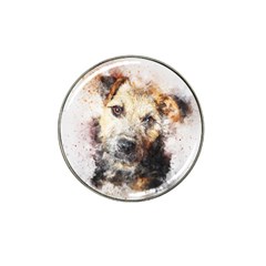 Dog Animal Pet Art Abstract Hat Clip Ball Marker (4 Pack)