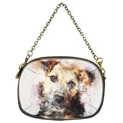 Dog Animal Pet Art Abstract Chain Purses (one Side)  by Celenk