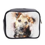 Dog Animal Pet Art Abstract Mini Toiletries Bag 2-Side Back