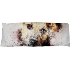 Dog Animal Pet Art Abstract Body Pillow Case (dakimakura) by Celenk