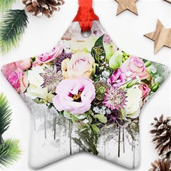 Flowers Bouquet Art Abstract Ornament (star)