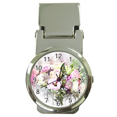 Flowers Bouquet Art Abstract Money Clip Watches by Celenk