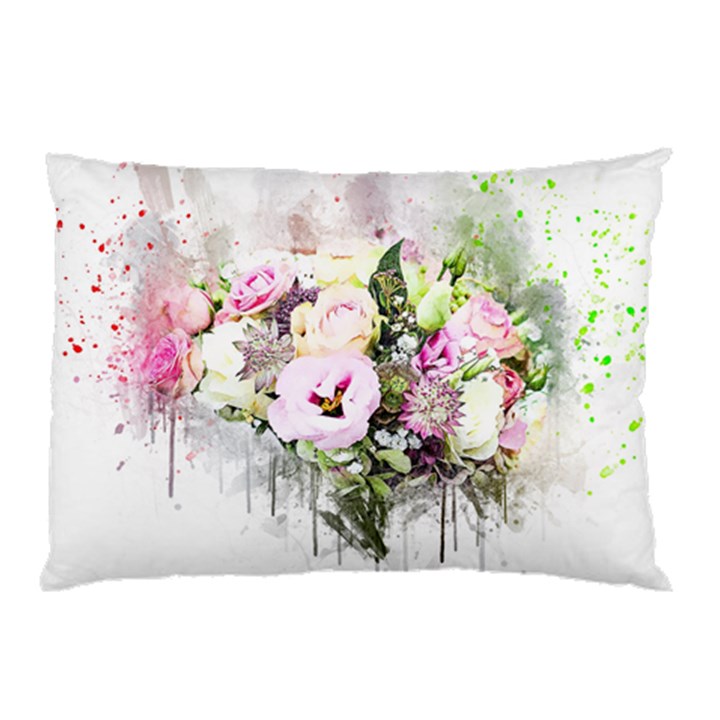 Flowers Bouquet Art Abstract Pillow Case