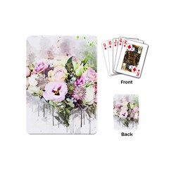 Flowers Bouquet Art Abstract Playing Cards (mini) 