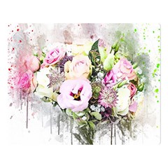 Flowers Bouquet Art Abstract Double Sided Flano Blanket (large) 