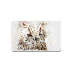 Bird Owl Animal Art Abstract Magnet (name Card) by Celenk