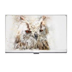 Bird Owl Animal Art Abstract Business Card Holders by Celenk