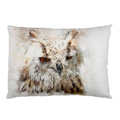 Bird Owl Animal Art Abstract Pillow Case by Celenk