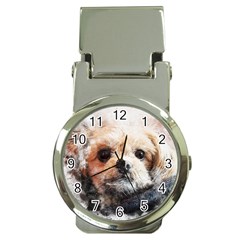 Dog Animal Pet Art Abstract Money Clip Watches by Celenk