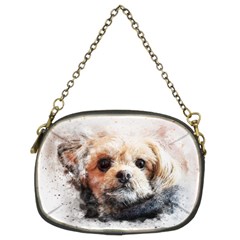 Dog Animal Pet Art Abstract Chain Purses (two Sides)  by Celenk