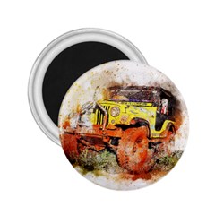 Car Old Car Fart Abstract 2 25  Magnets by Celenk