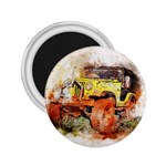 Car Old Car Fart Abstract 2.25  Magnets Front