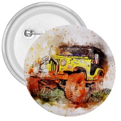 Car Old Car Fart Abstract 3  Buttons by Celenk