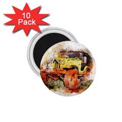 Car Old Car Fart Abstract 1 75  Magnets (10 Pack)  by Celenk