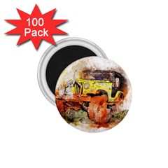 Car Old Car Fart Abstract 1 75  Magnets (100 Pack)  by Celenk