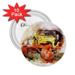 Car Old Car Fart Abstract 2.25  Buttons (10 pack)  Front