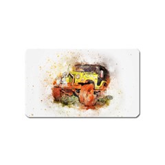 Car Old Car Fart Abstract Magnet (name Card) by Celenk