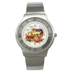 Car Old Car Fart Abstract Stainless Steel Watch by Celenk