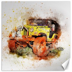 Car Old Car Fart Abstract Canvas 12  X 12   by Celenk