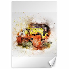 Car Old Car Fart Abstract Canvas 20  X 30   by Celenk