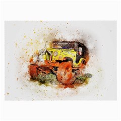 Car Old Car Fart Abstract Large Glasses Cloth by Celenk