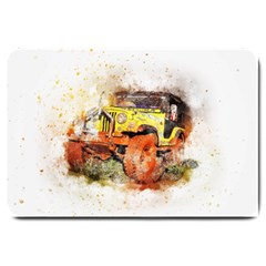 Car Old Car Fart Abstract Large Doormat  by Celenk