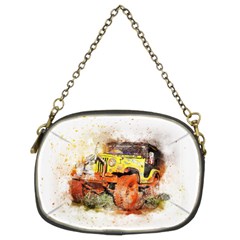 Car Old Car Fart Abstract Chain Purses (two Sides)  by Celenk