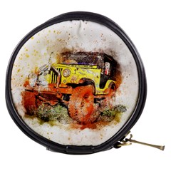 Car Old Car Fart Abstract Mini Makeup Bags by Celenk