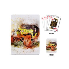 Car Old Car Fart Abstract Playing Cards (mini)  by Celenk