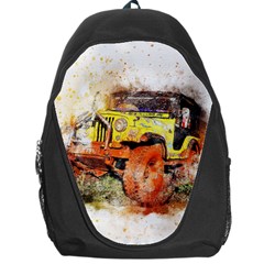 Car Old Car Fart Abstract Backpack Bag by Celenk