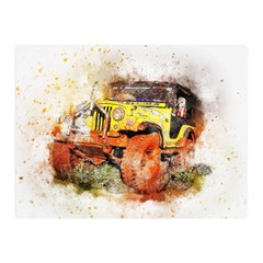 Car Old Car Fart Abstract Double Sided Flano Blanket (mini)  by Celenk