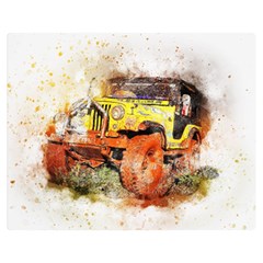 Car Old Car Fart Abstract Double Sided Flano Blanket (medium)  by Celenk