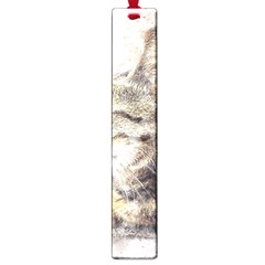 Cat Animal Art Abstract Watercolor Large Book Marks by Celenk